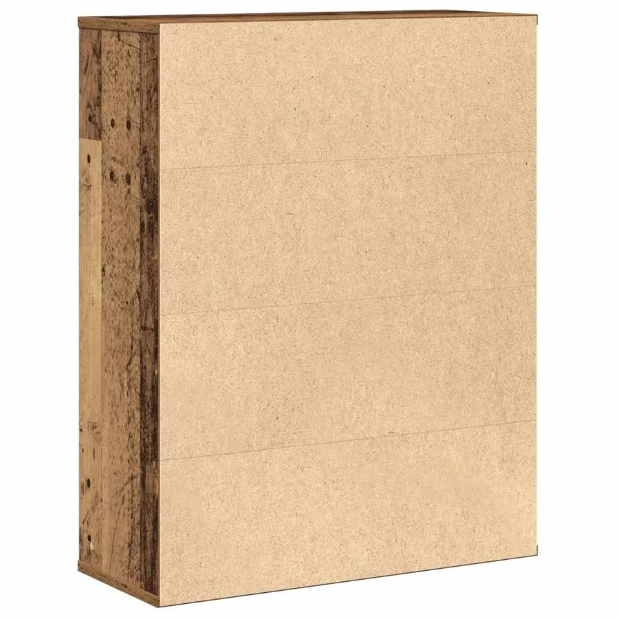 Bibliothèque vieux bois 60x24x76,5 cm bois d'ingénierie - 7