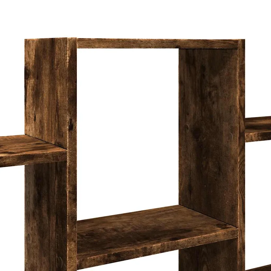 Étagère murale chêne fumé 159x18x66 cm bois d'ingénierie - 7