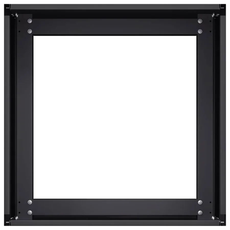 Jardinière noir 40x40x30 cm acier - 5