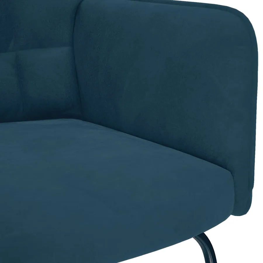 Chaise à bascule Bleu Velours - 6