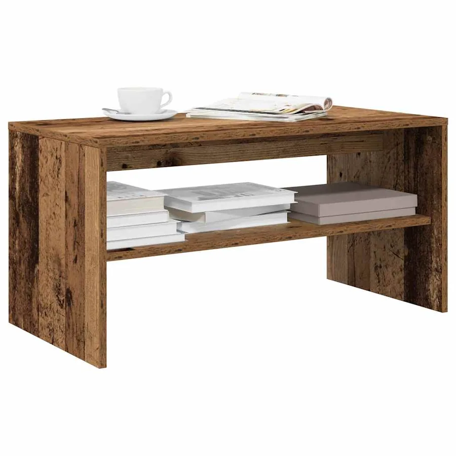 Meuble TV vieux bois 80x40x40 cm bois d'ingénierie