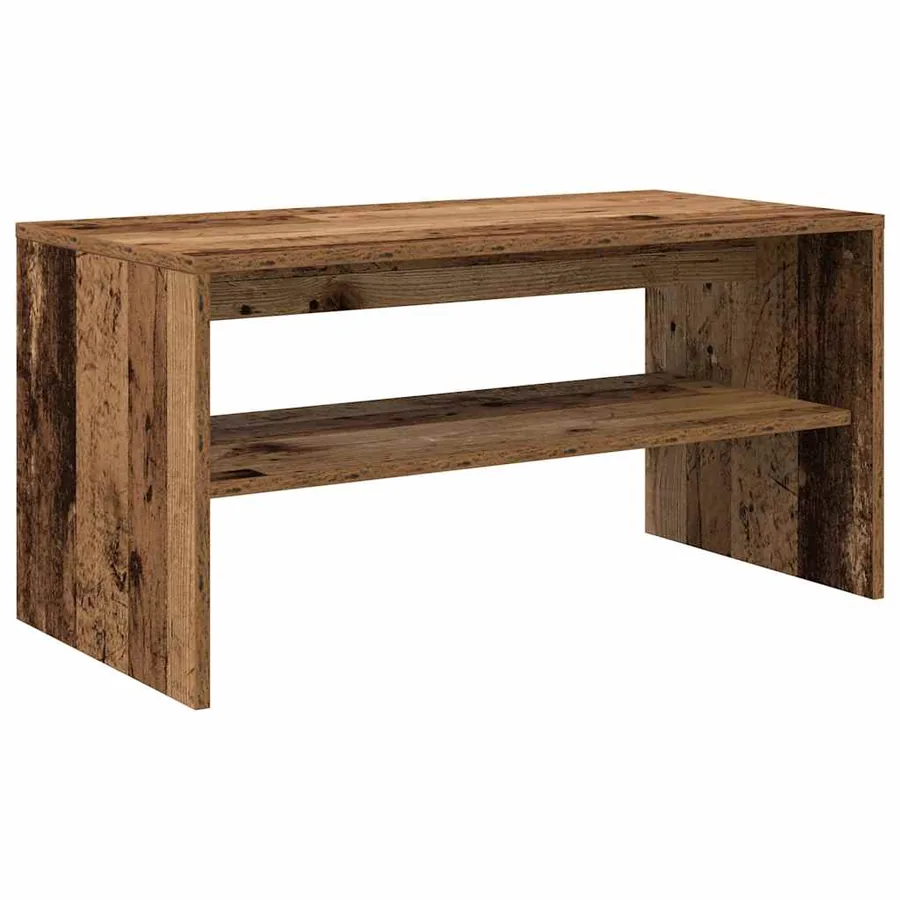 Meuble TV vieux bois 80x40x40 cm bois d'ingénierie - 2