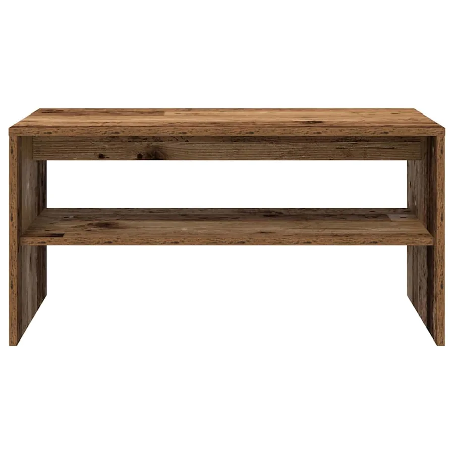 Meuble TV vieux bois 80x40x40 cm bois d'ingénierie - 5