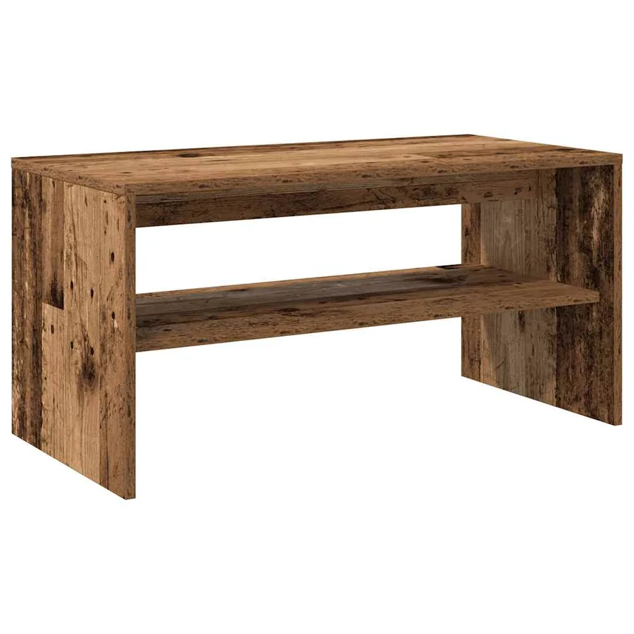 Meuble TV vieux bois 80x40x40 cm bois d'ingénierie - 7
