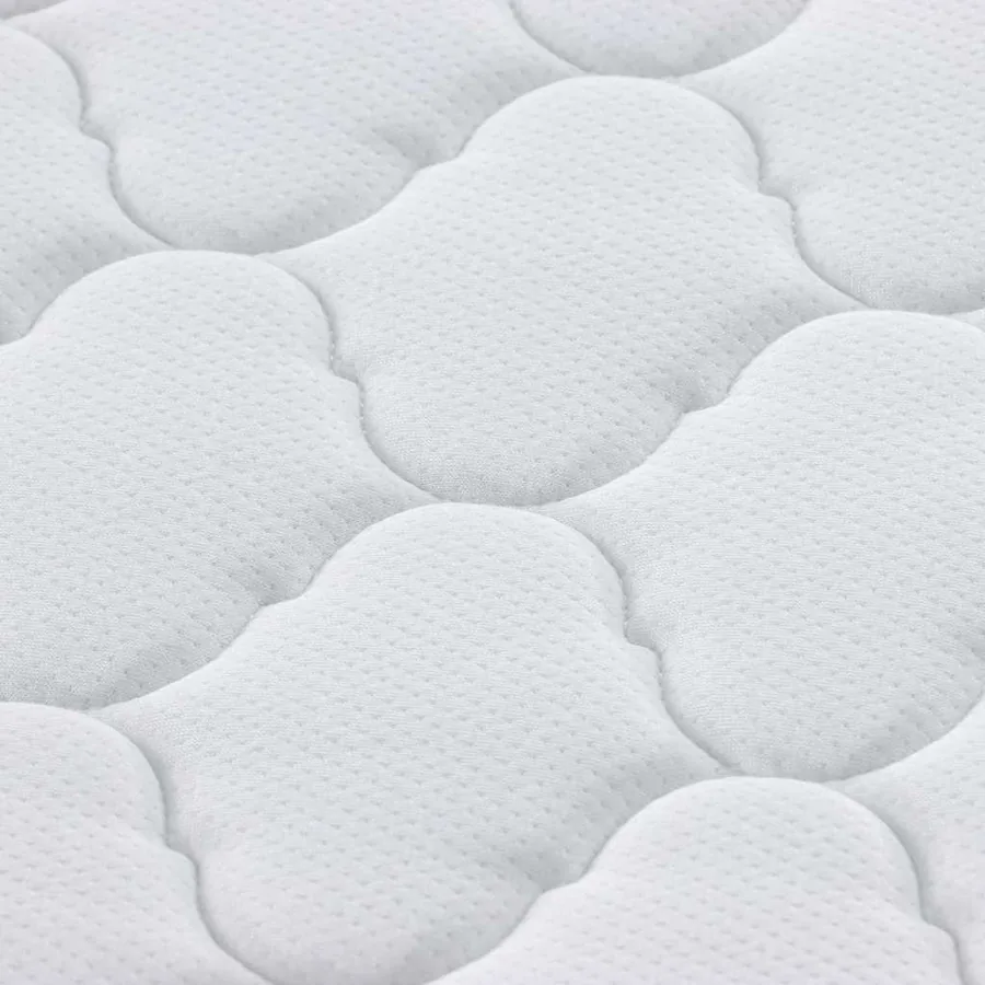 Surmatelas en Coco Blanc 100 x 200 cm Tissu jacquard - 9