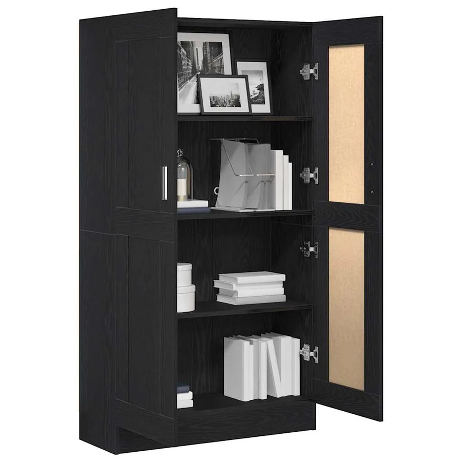 Bibliothèque Chêne noir 82,5 x 30,5 x 150 cm Bois d'ingénierie - 3