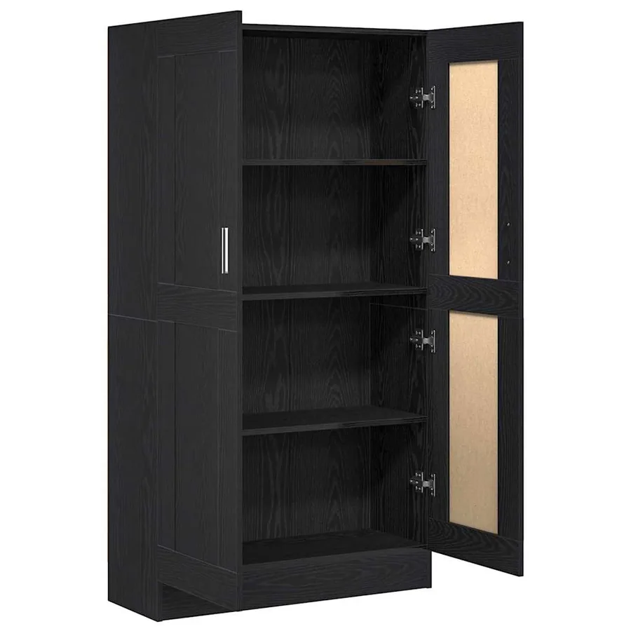 Bibliothèque Chêne noir 82,5 x 30,5 x 150 cm Bois d'ingénierie - 5