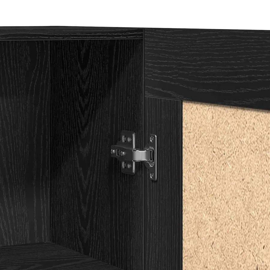 Bibliothèque Chêne noir 82,5 x 30,5 x 150 cm Bois d'ingénierie - 9