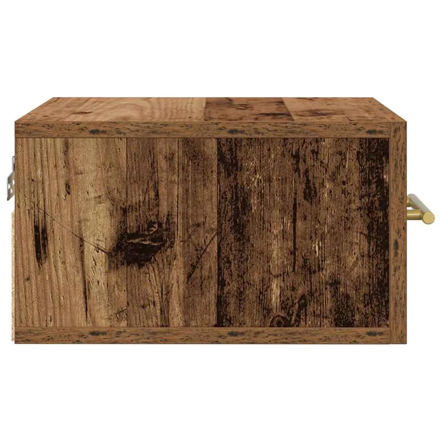 Cabinet de chevet 2 pcs Bois ancien 35 x 35 x 20 cm - 7