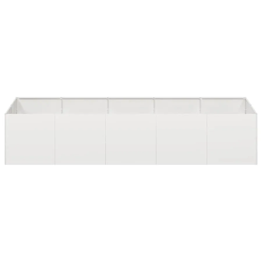 Jardinière 200x80x40 cm acier inoxydable - 4