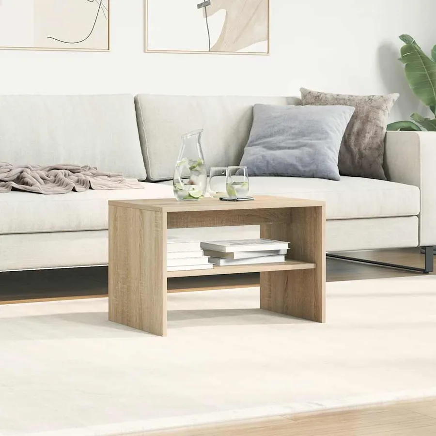 Meuble TV chêne sonoma 60x40x40 cm bois d'ingénierie - 3