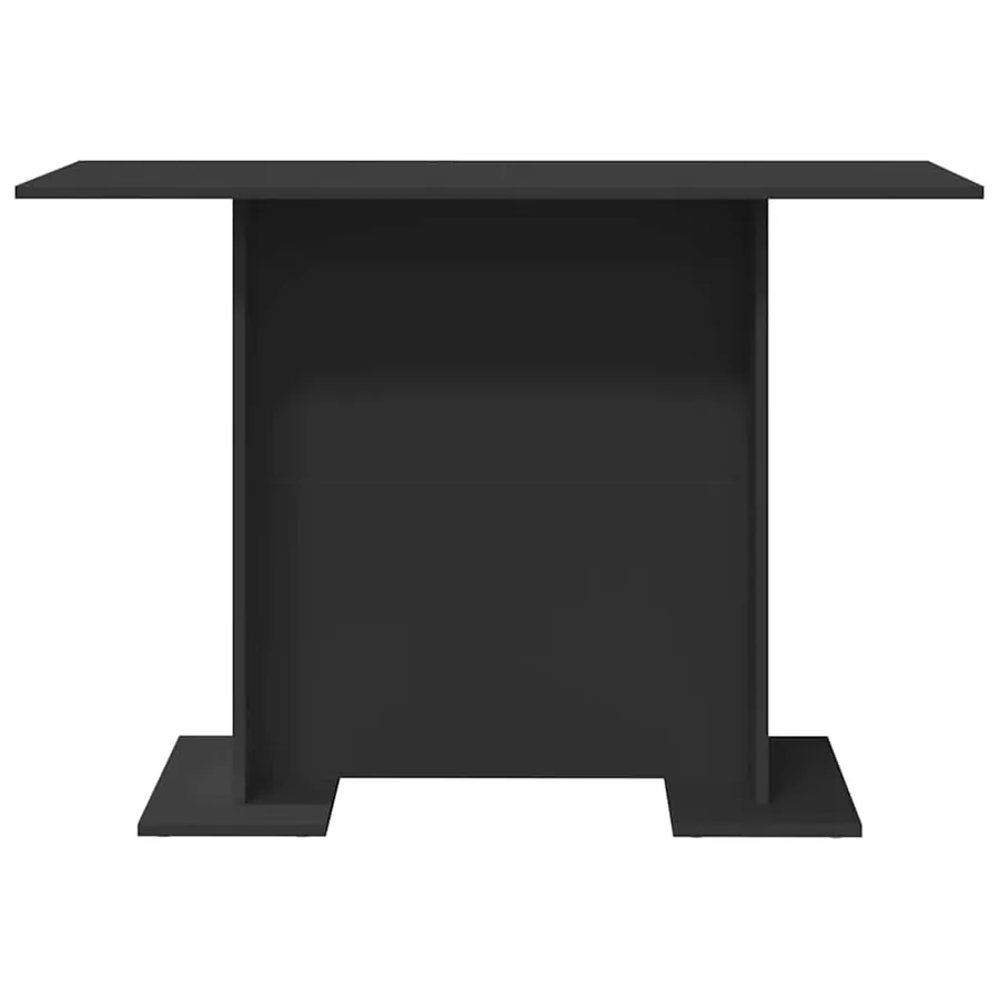 Table de salle à manger / Table de repas Noir 110 x 60 x 75 cm - 5