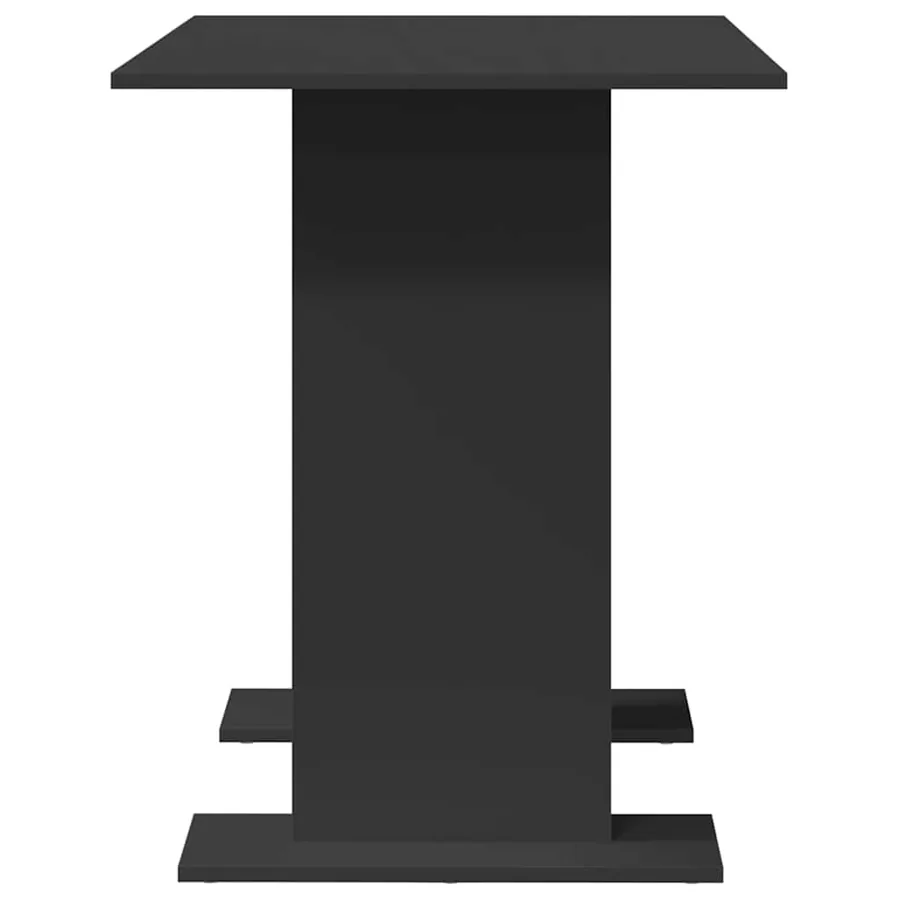 Table de salle à manger / Table de repas Noir 110 x 60 x 75 cm - 6