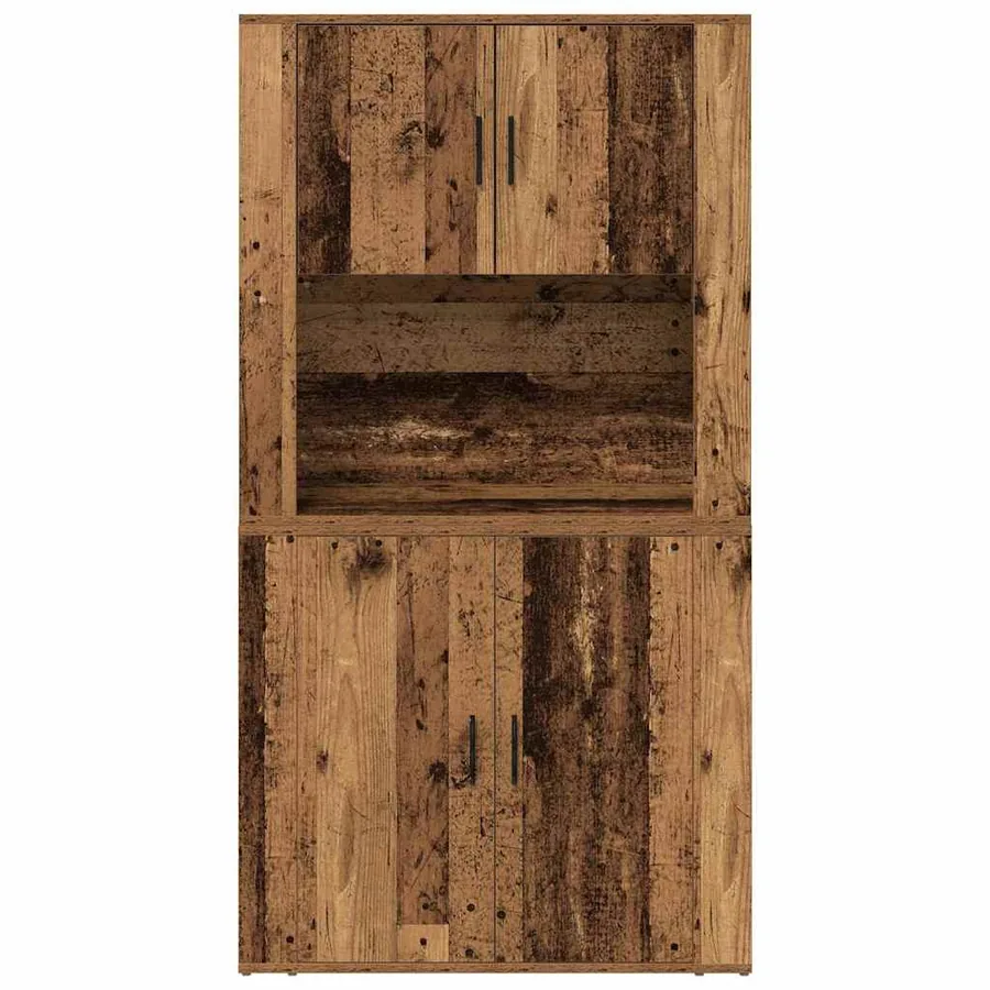 Haut Armoire Bois ancien 80 x 33 x 150 cm Bois d'ingénierie - 6