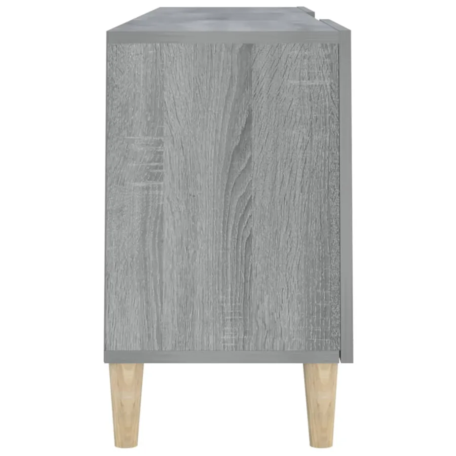 Meuble TV Sonoma gris 150x30x50 cm Bois d'ingénierie - 7
