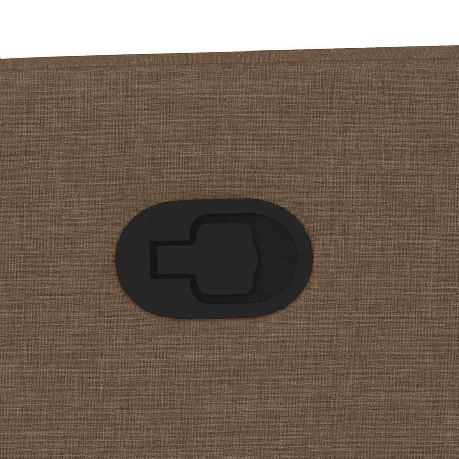 Fauteuil de massage inclinable Marron Tissu - 9