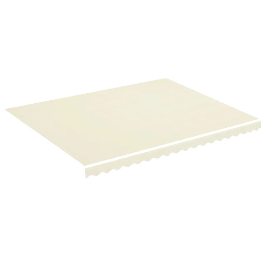 Tissu de remplacement pour auvent couleur crème 4,5x3,5 m polyester - 2