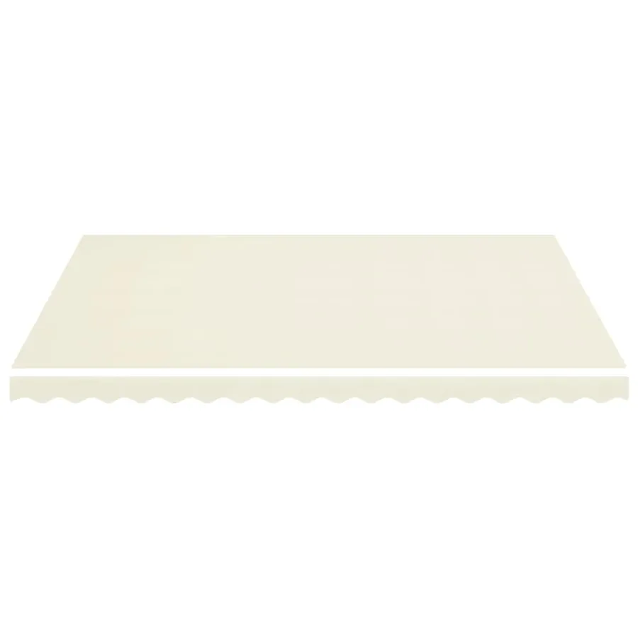 Tissu de remplacement pour auvent couleur crème 4,5x3,5 m polyester - 3