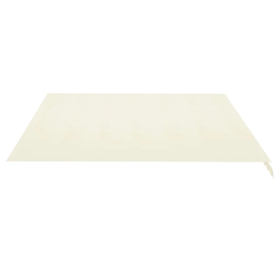 Tissu de remplacement pour auvent couleur crème 4,5x3,5 m polyester - 4