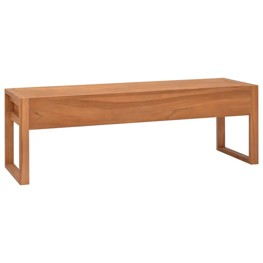 Meuble TV 140x40x45 cm Bois de teck - 5