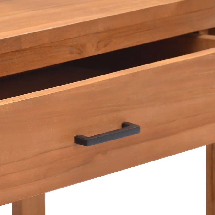 Meuble TV 140x40x45 cm Bois de teck - 8