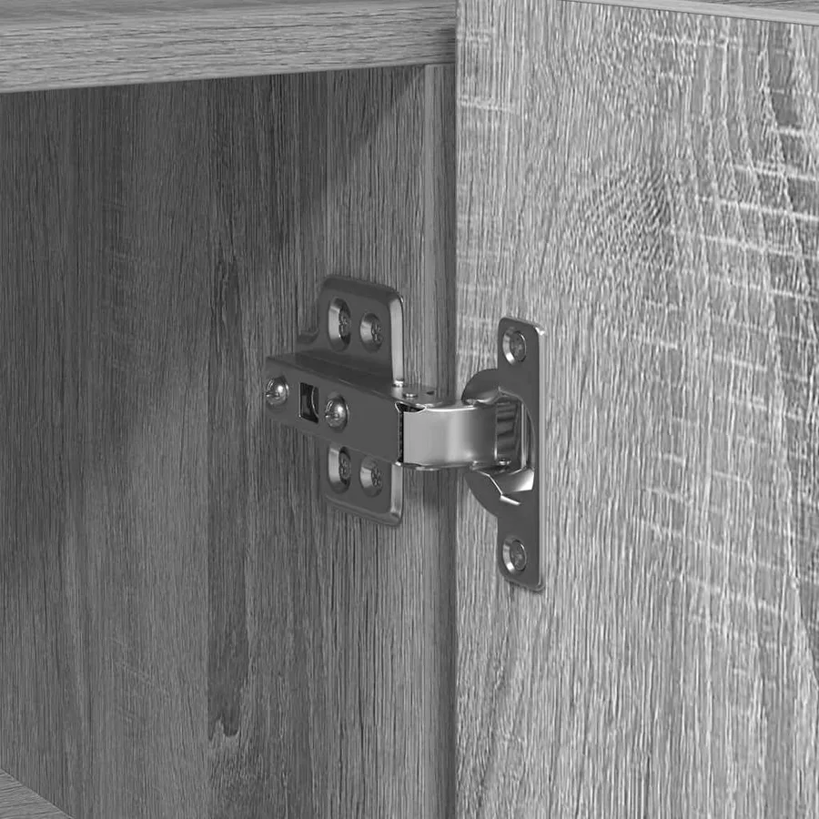 Buffet Gris Sonoma 116 x 30 x 75 cm Bois d'ingénierie - 10