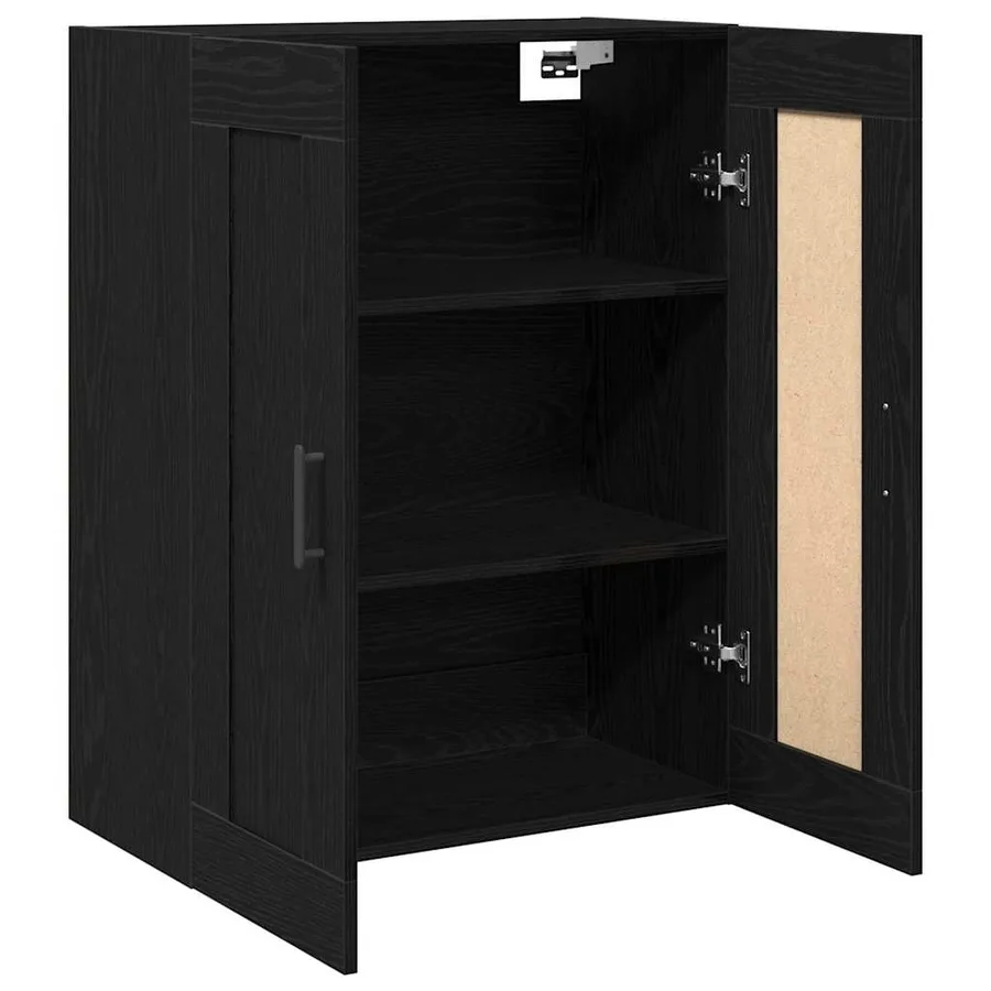 Meuble mural Chêne noir 69,5 x 34 x 90 cm Bois d'ingénierie - 5
