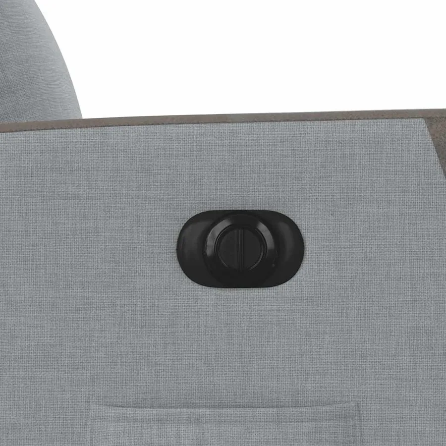 Fauteuil inclinable électrique gris clair tissu - 14