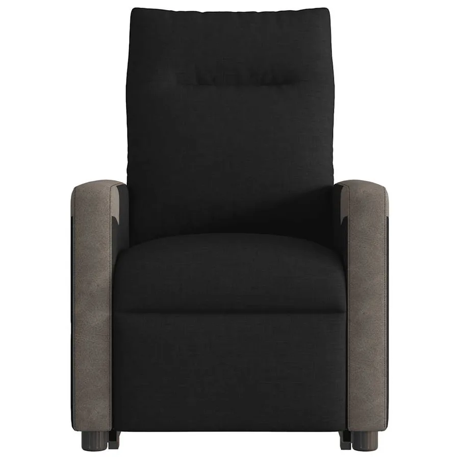 Fauteuil inclinable électrique noir tissu - 5
