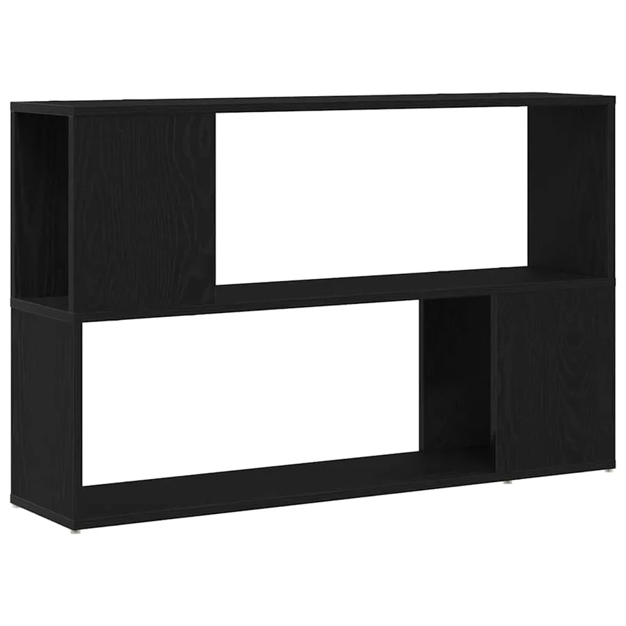 Ensemble meuble TV Noir 100 x 24 x 63 cm Bois d'ingénierie - 2