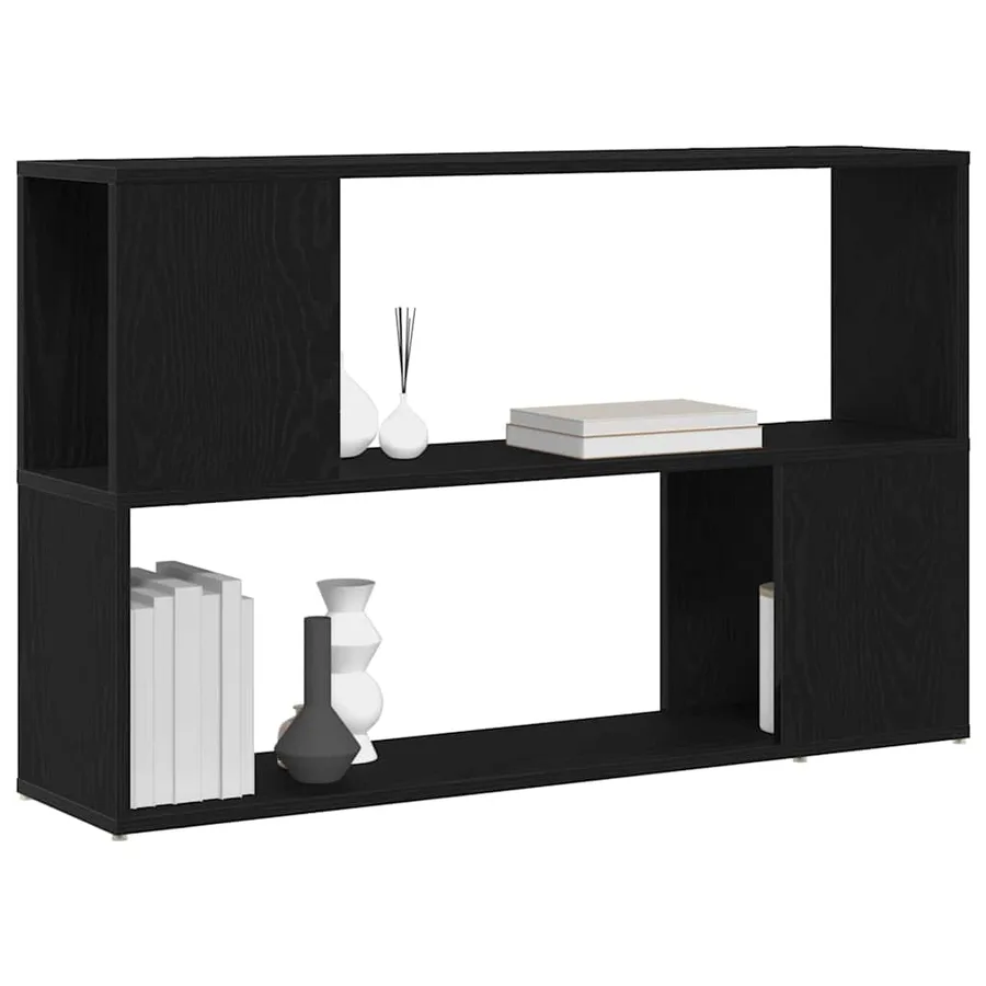 Ensemble meuble TV Noir 100 x 24 x 63 cm Bois d'ingénierie - 3