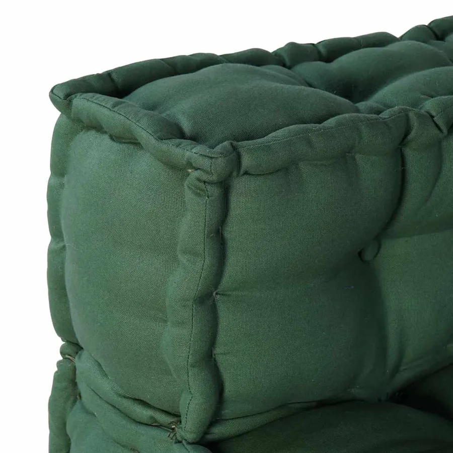 Canapé modulaire vert 70x70x54 tissu - 11