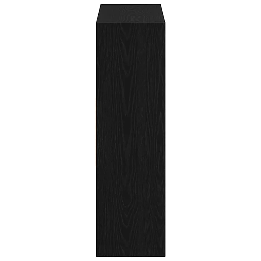 Bibliothèque chêne noir 97,5x29,5x100 cm bois d'ingénierie - 6