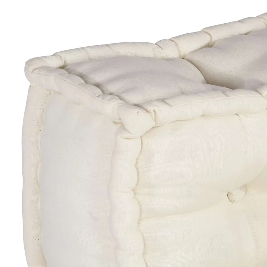 Canapé modulaire crème 70x70x54 tissu - 11