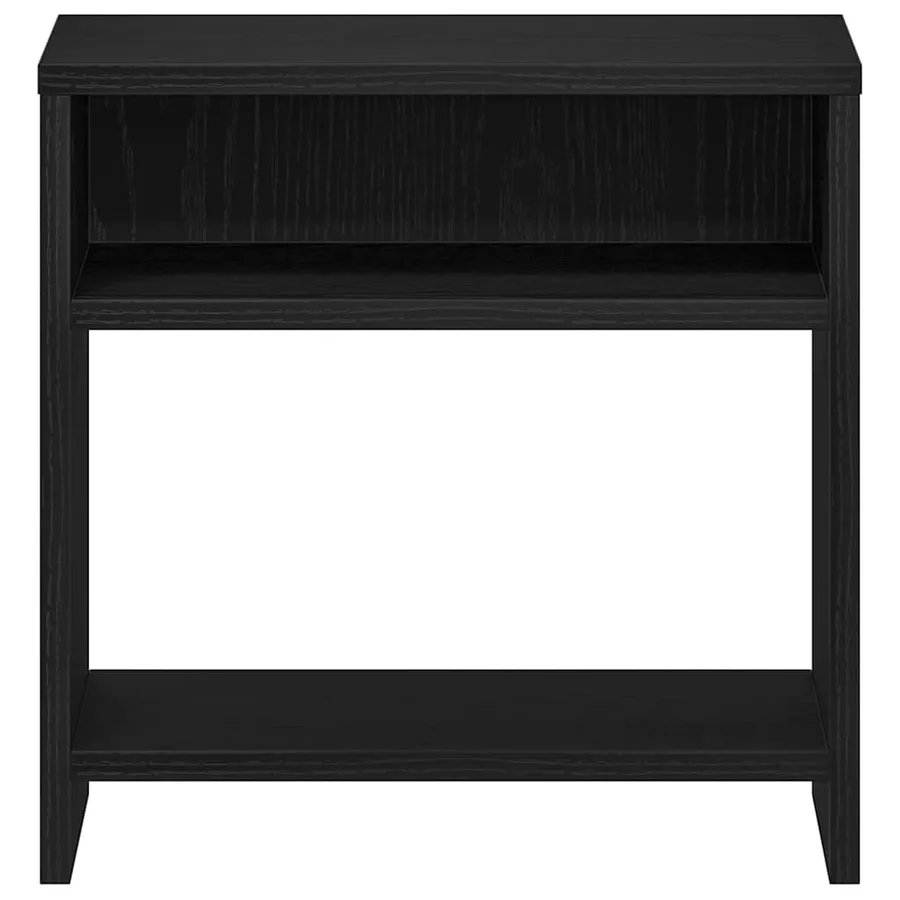 Tables de chevet 2pcs chêne noir 40x30x40cm bois d'ingénierie - 6