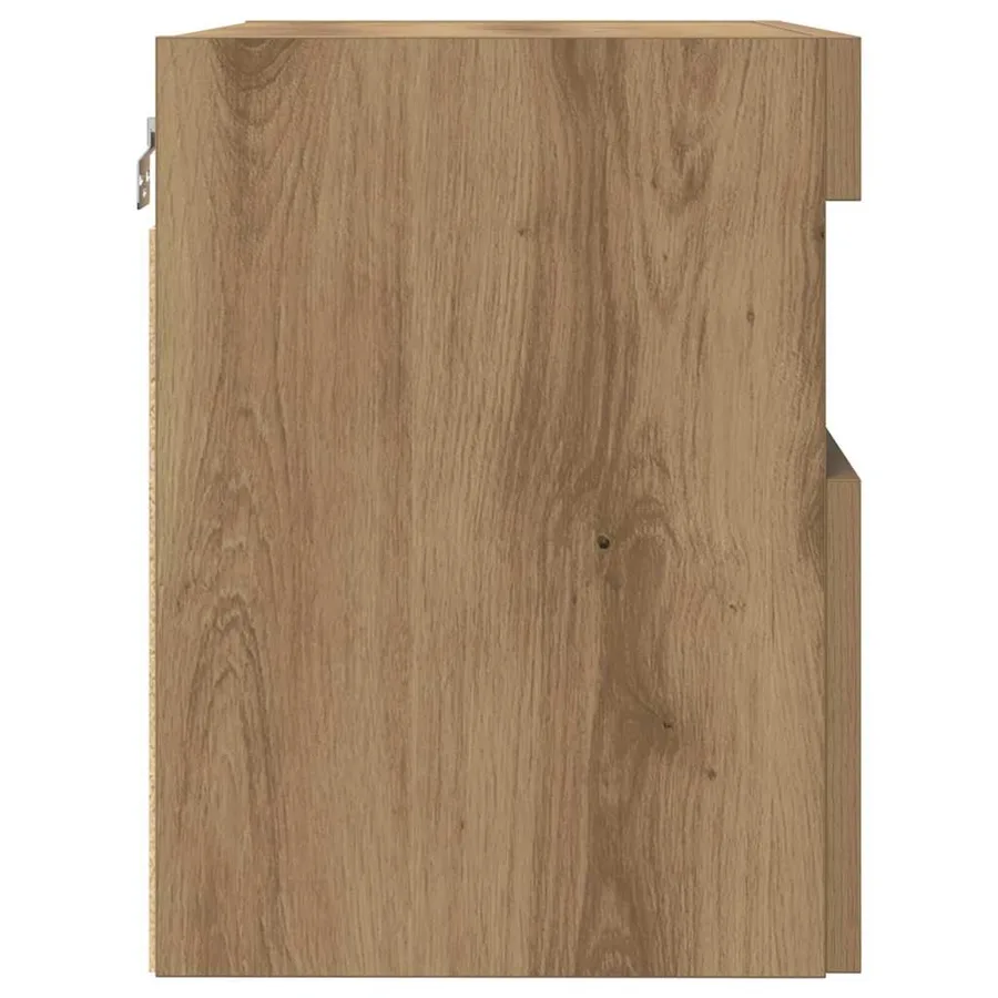 Meuble TV mural 2 pcs chêne artisanal Bois d'ingénierie - 10