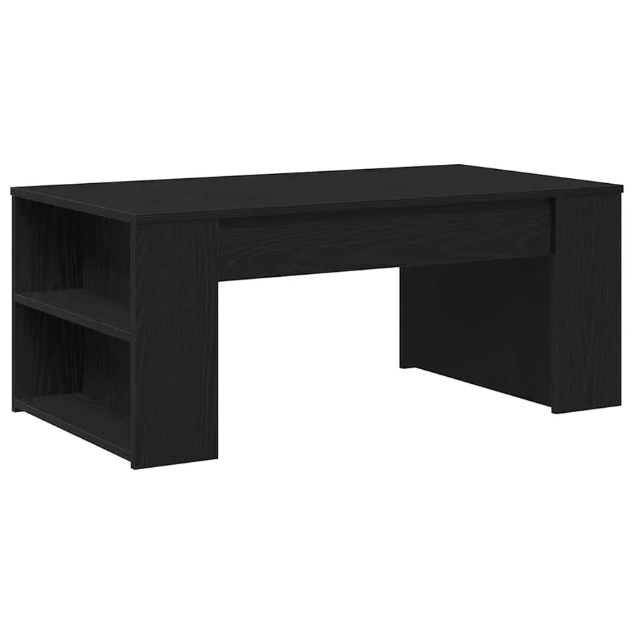 Table basse Chêne noir 102 x 55 x 42 cm Bois d'ingénierie - 5