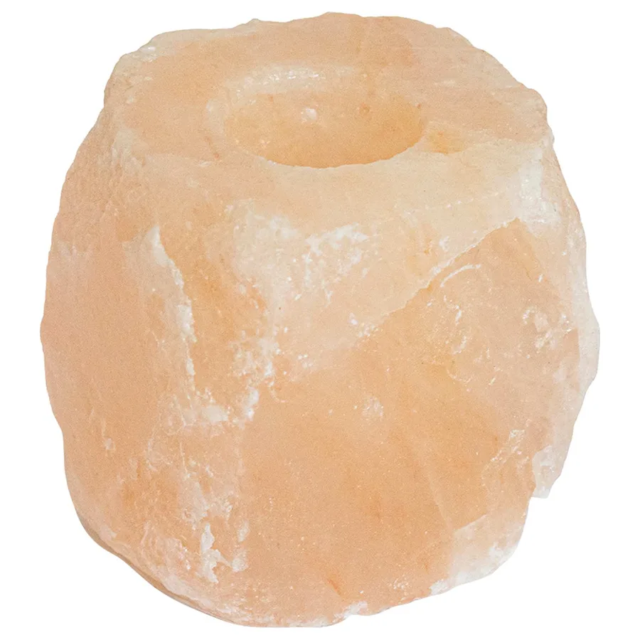 Supports de bougies en sel Rose Sel de Roche - 3