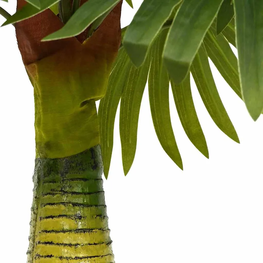Palmier artificiel 9 feuilles 65 cm vert - 4