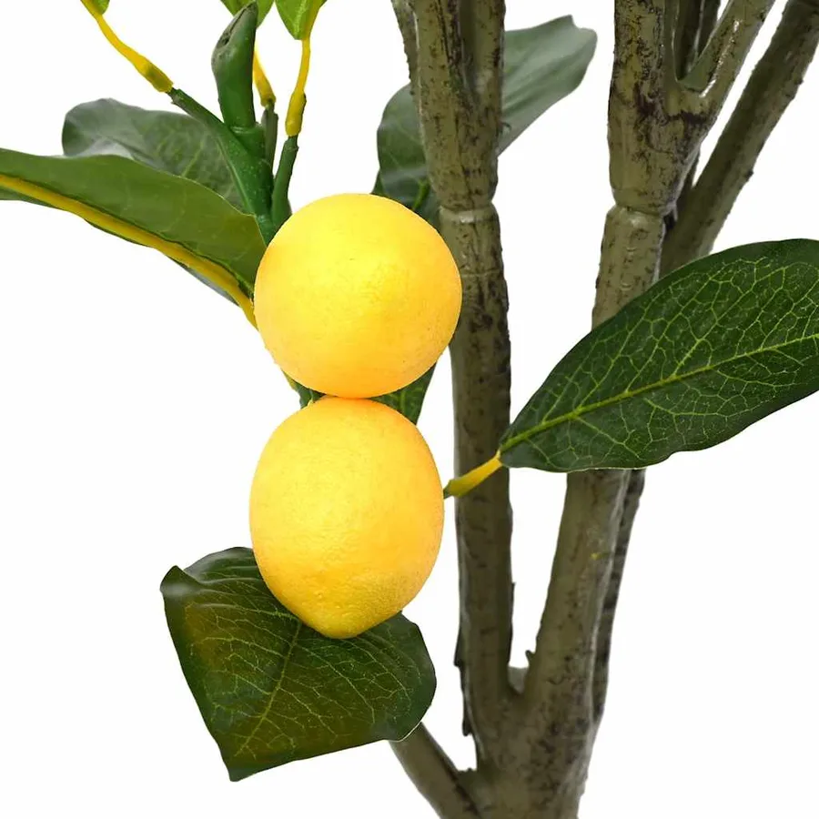 Citronnier artificiel 136 feuilles 120 cm vert - 2