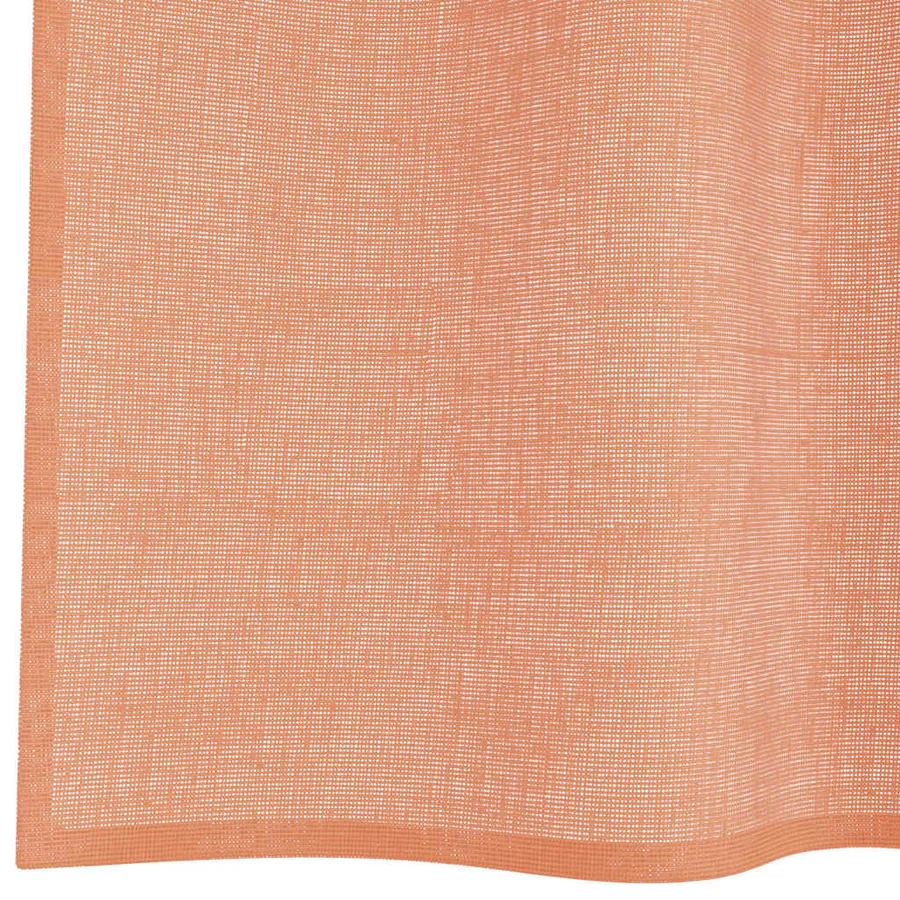 Rideaux en voile avec boucles 2 pcs terre cuite 140x245 cm - 6