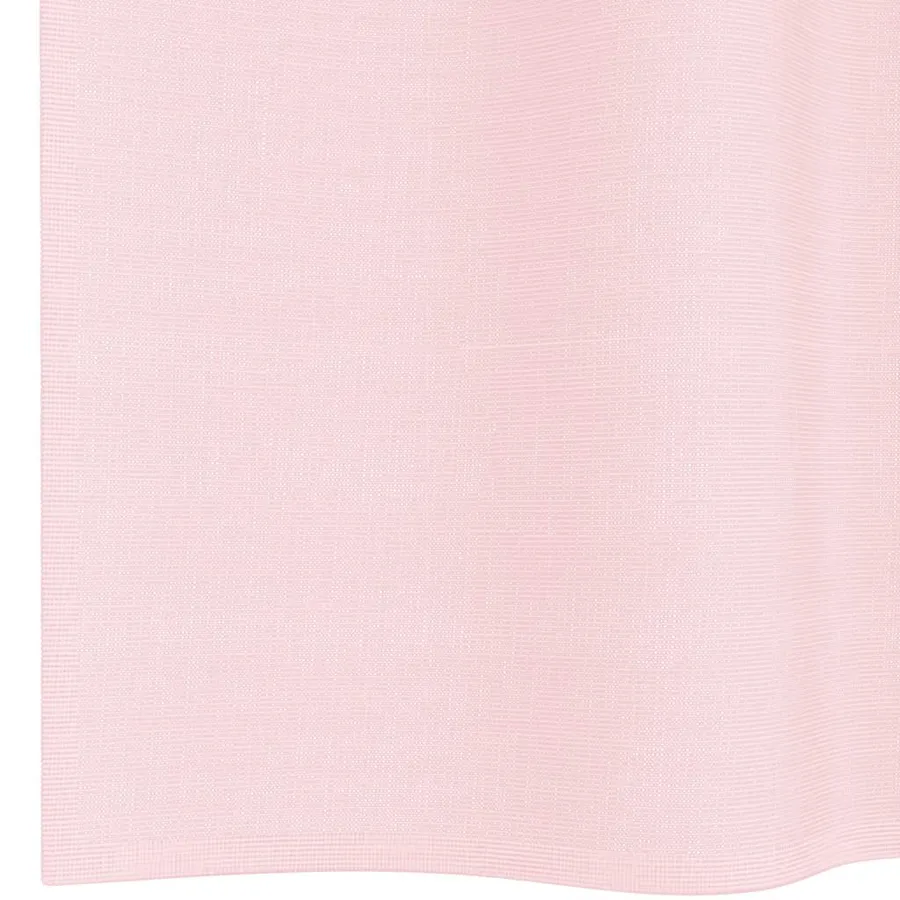 Rideaux en voile avec passe-tringles 2 pcs rose clair - 6