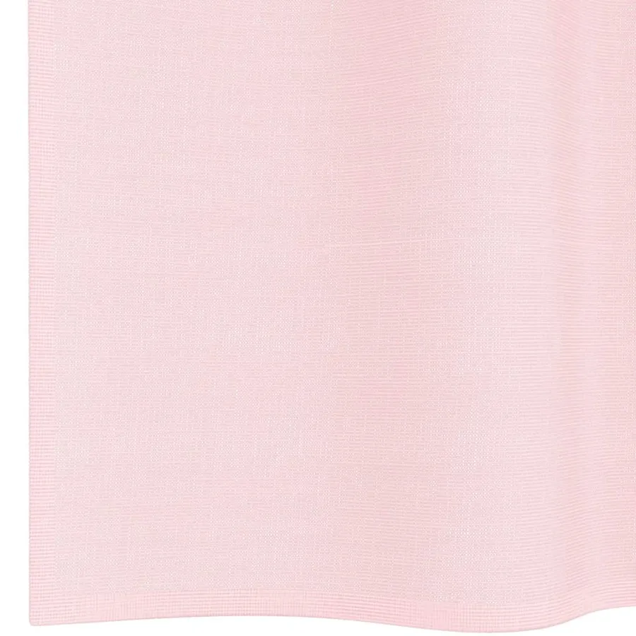 Rideaux en voile avec boucles 2 pcs rose clair 140x260 cm - 6