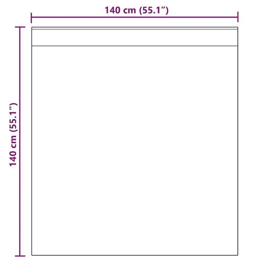 Rideaux en voile avec passants 2 pcs marron - 9
