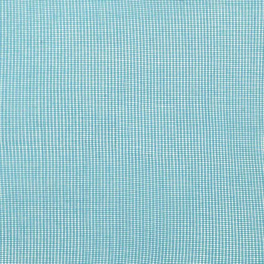 Rideaux en voile avec boucles 2 pcs turquoise 140x260 cm - 7