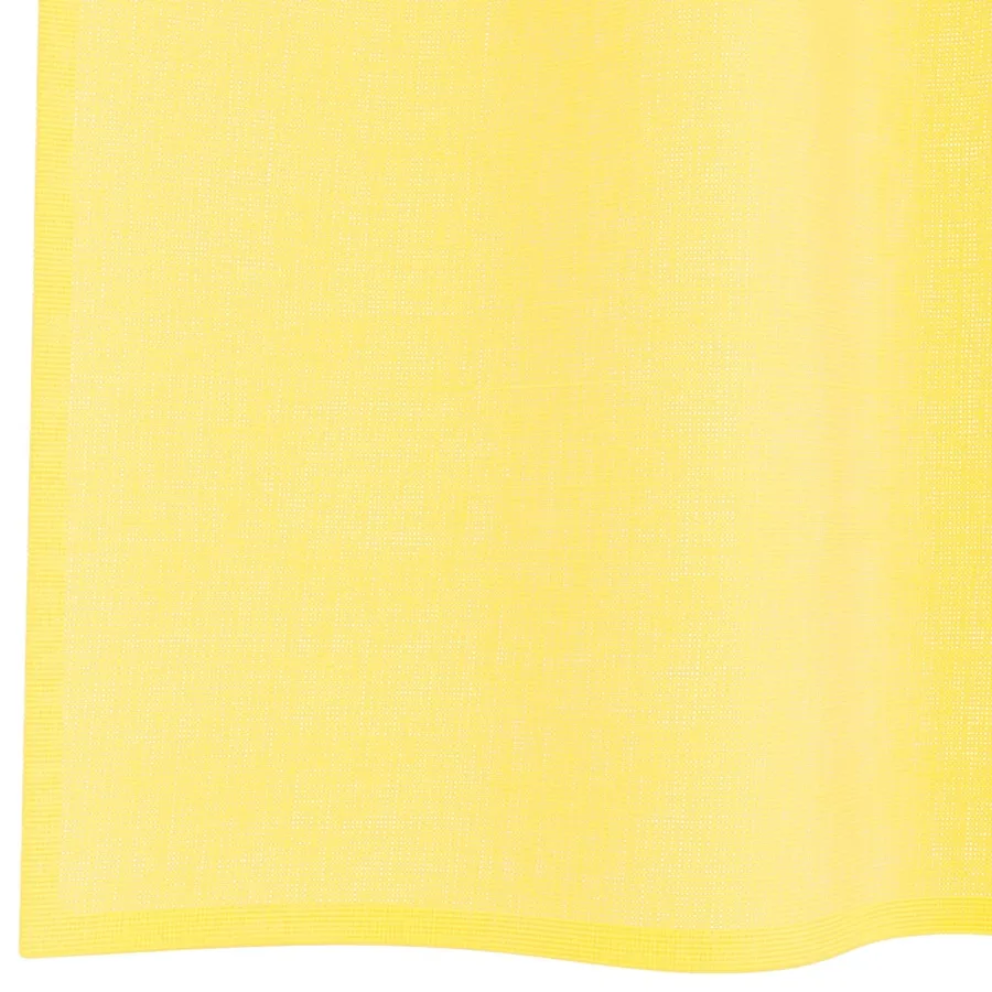 Rideaux en voile avec œillets 2 pcs jaune - 6
