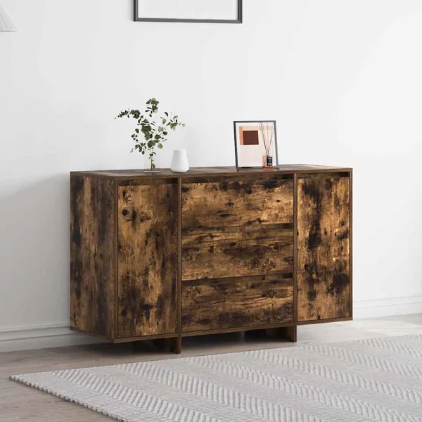 Buffet Chêne fumé 120 x 41 x 75 cm Bois d'ingénierie