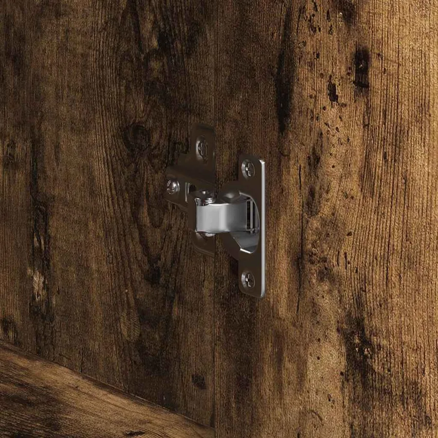 Buffet Chêne fumé 120 x 41 x 75 cm Bois d'ingénierie - 10