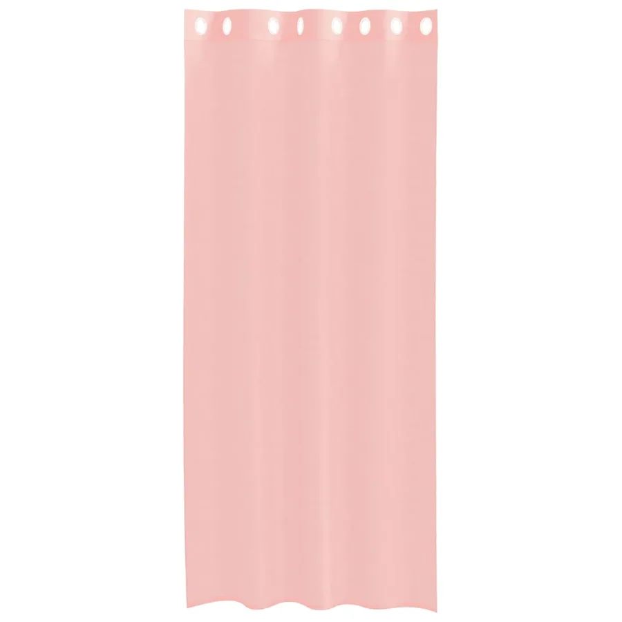 Rideaux en voile avec œillets 2 pcs rose 140x225 cm - 4