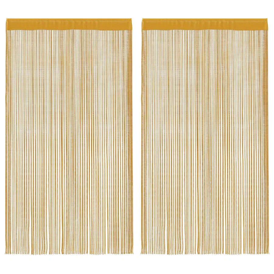 Rideaux à fils 2 pcs or 140x250 cm - 2